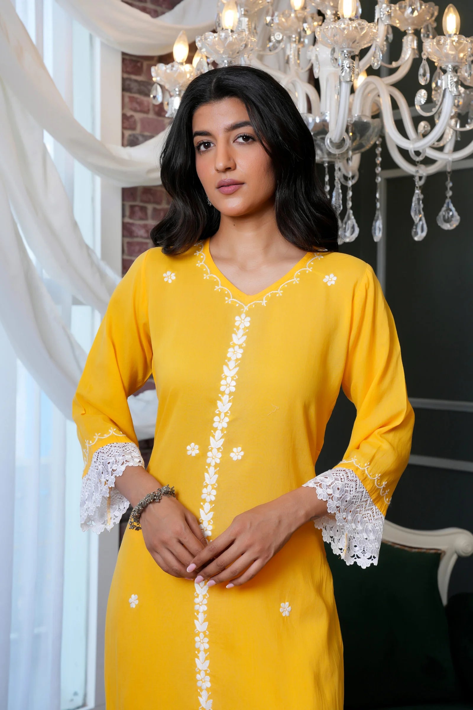 Sahiba Modal Chikankari Coord Set