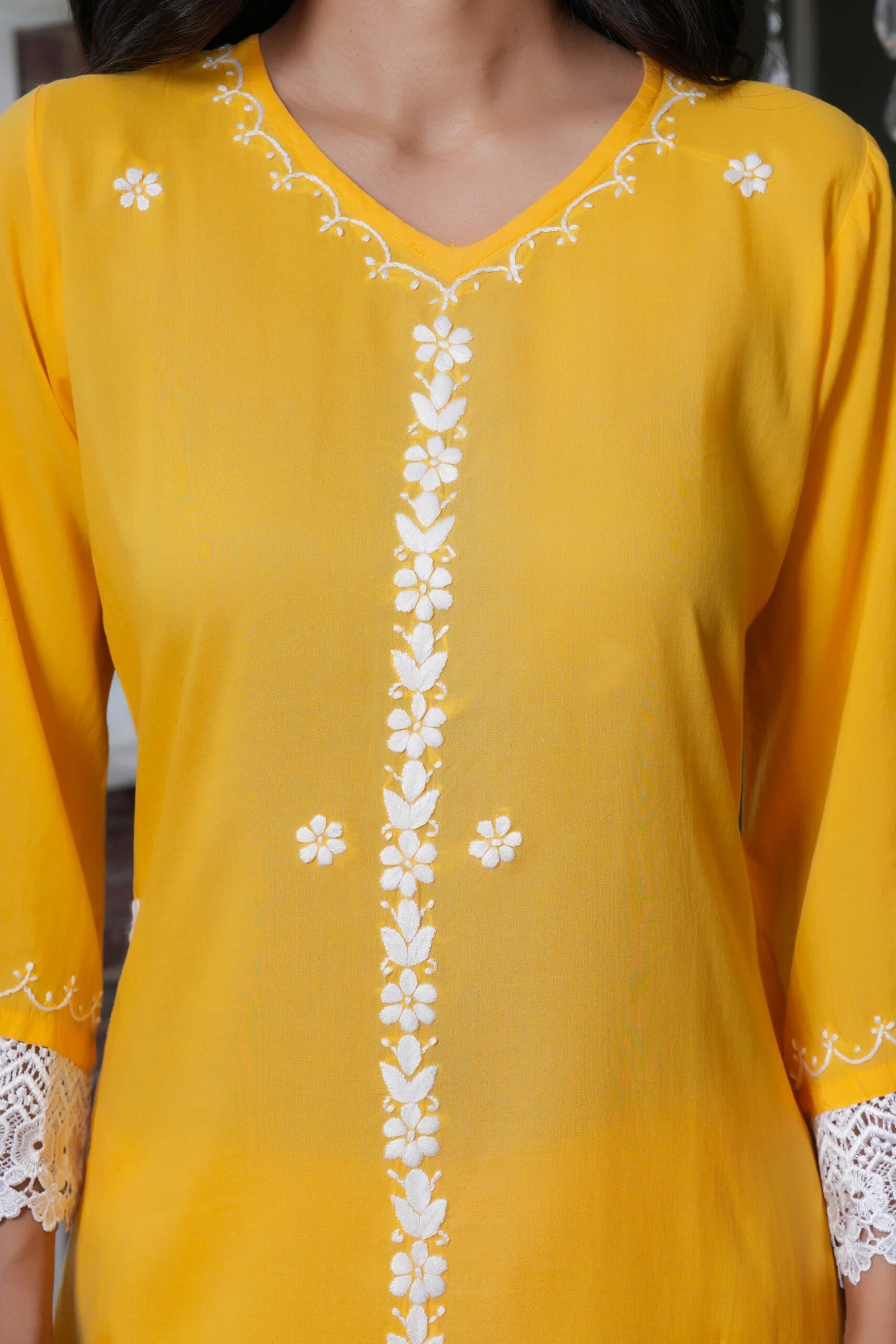 Sahiba Modal Chikankari Coord Set