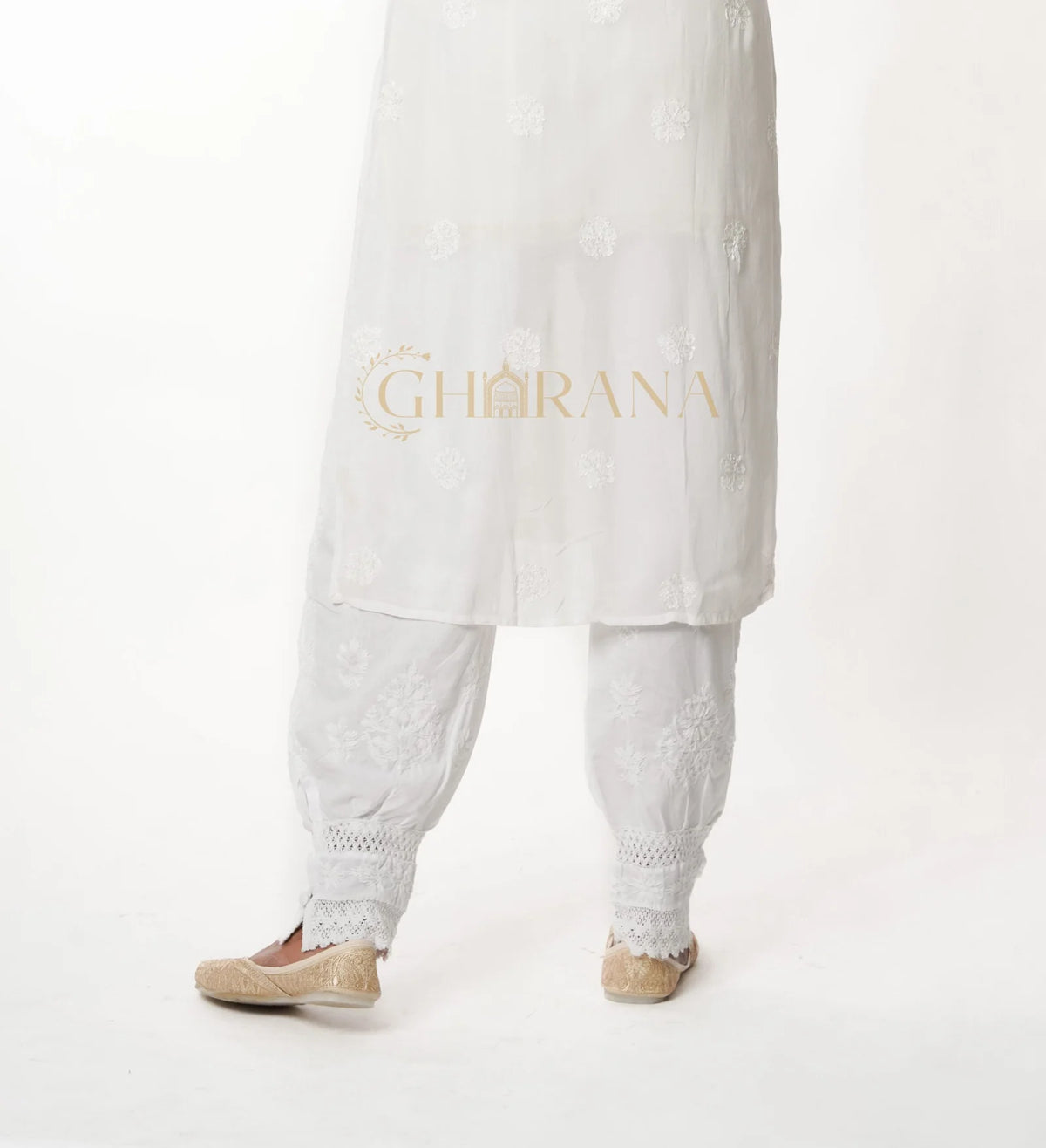 Chikankari Afgani Salwar