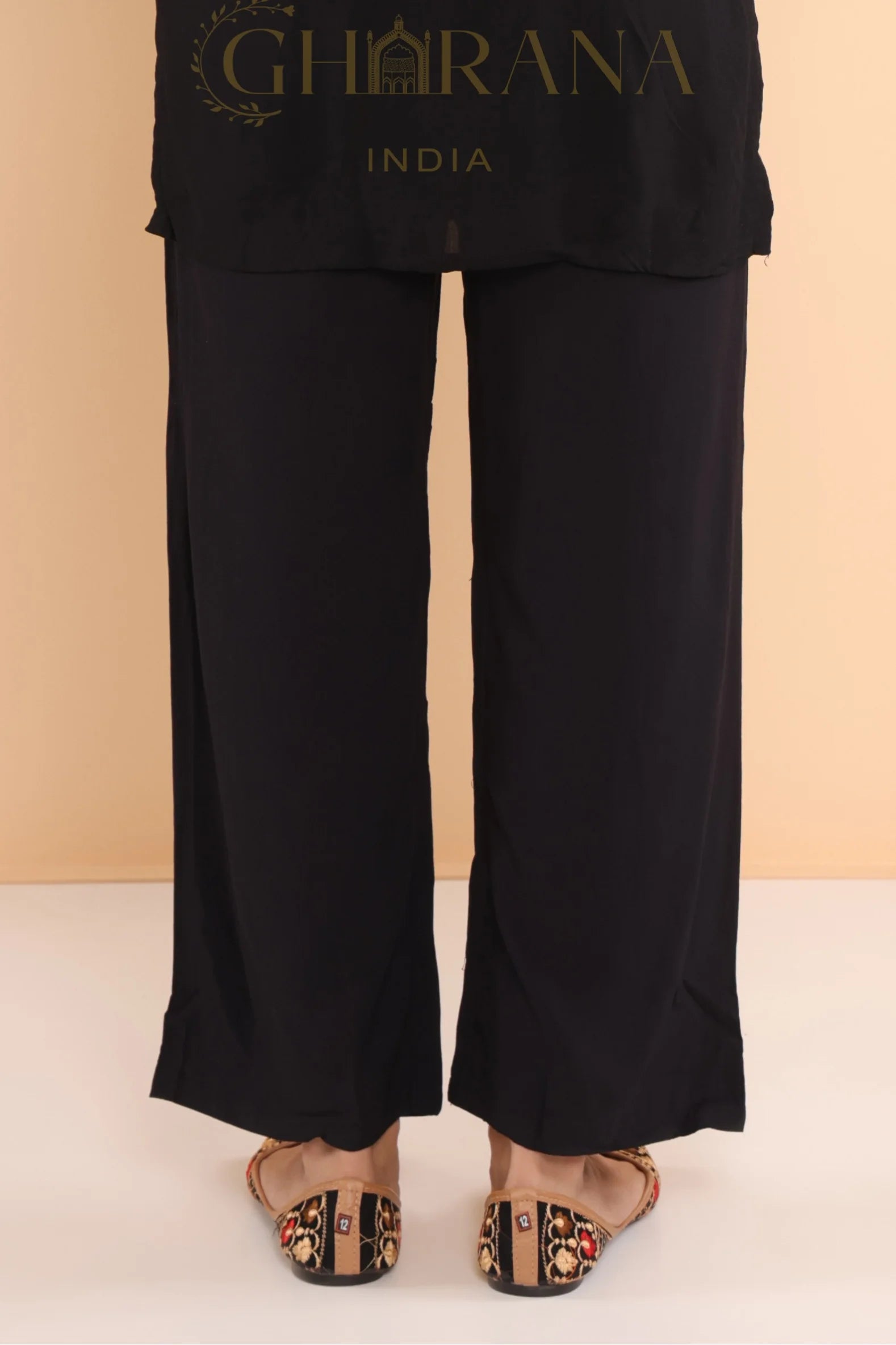 Luxury Rayon Pant – Black