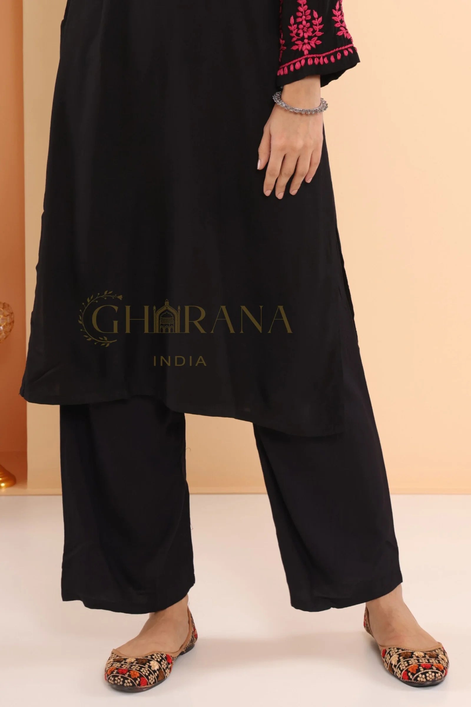 Luxury Rayon Pant – Black
