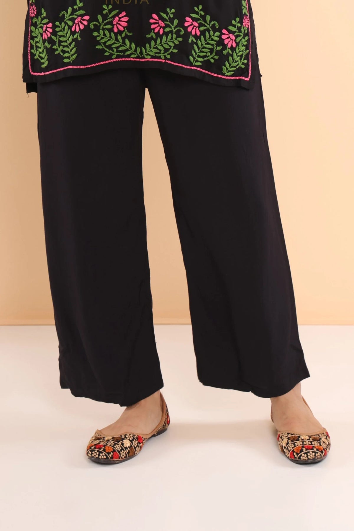 Luxury Rayon Pant – Black