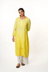 Ruhi Chikankari Muslin Kurta