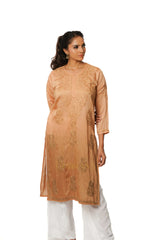 Ruhi Chikankari Chanderi Kurta