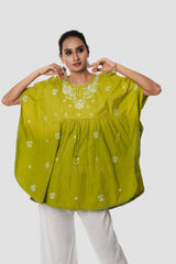 Cotton Chikankari Kaftan