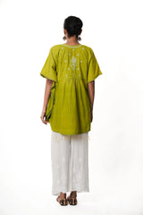 Cotton Chikankari Kaftan