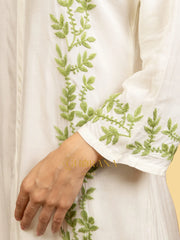 Sahiba Pure Muslin Short Chikankari Kurta
