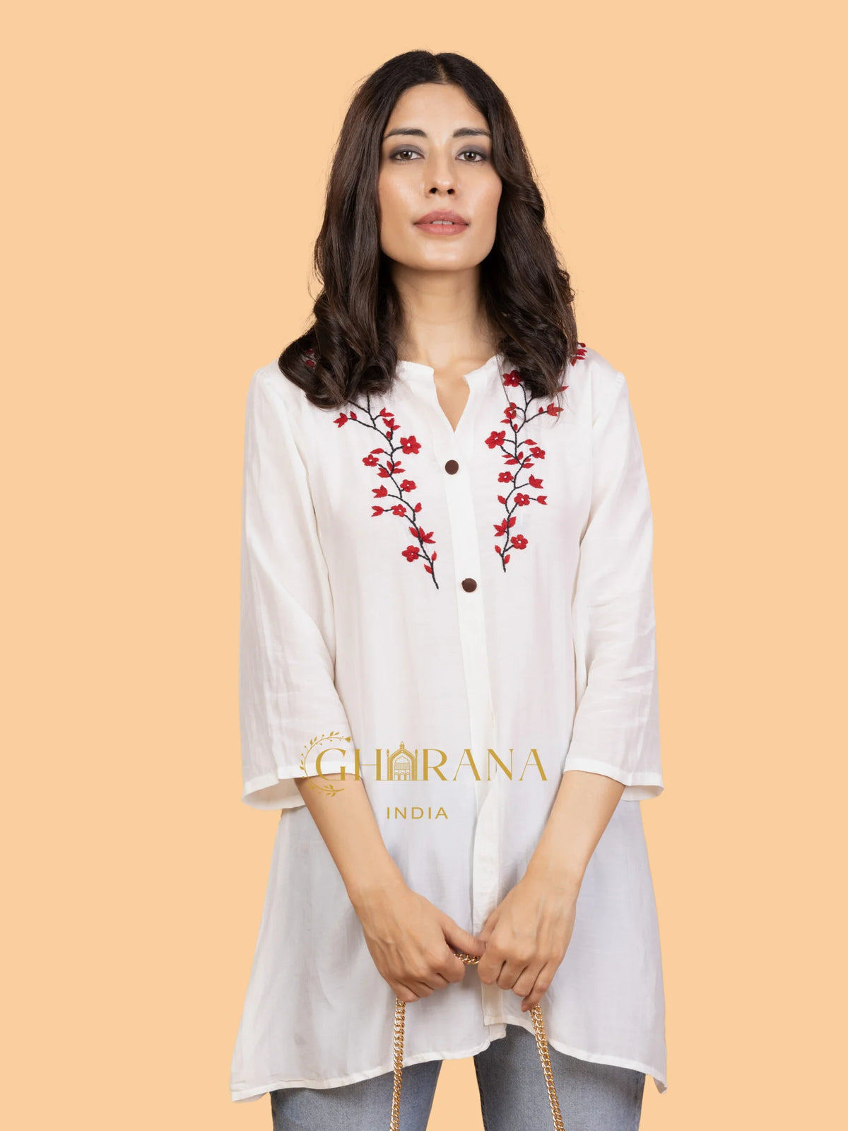 Sahiba Pure Muslin Chikankari Top