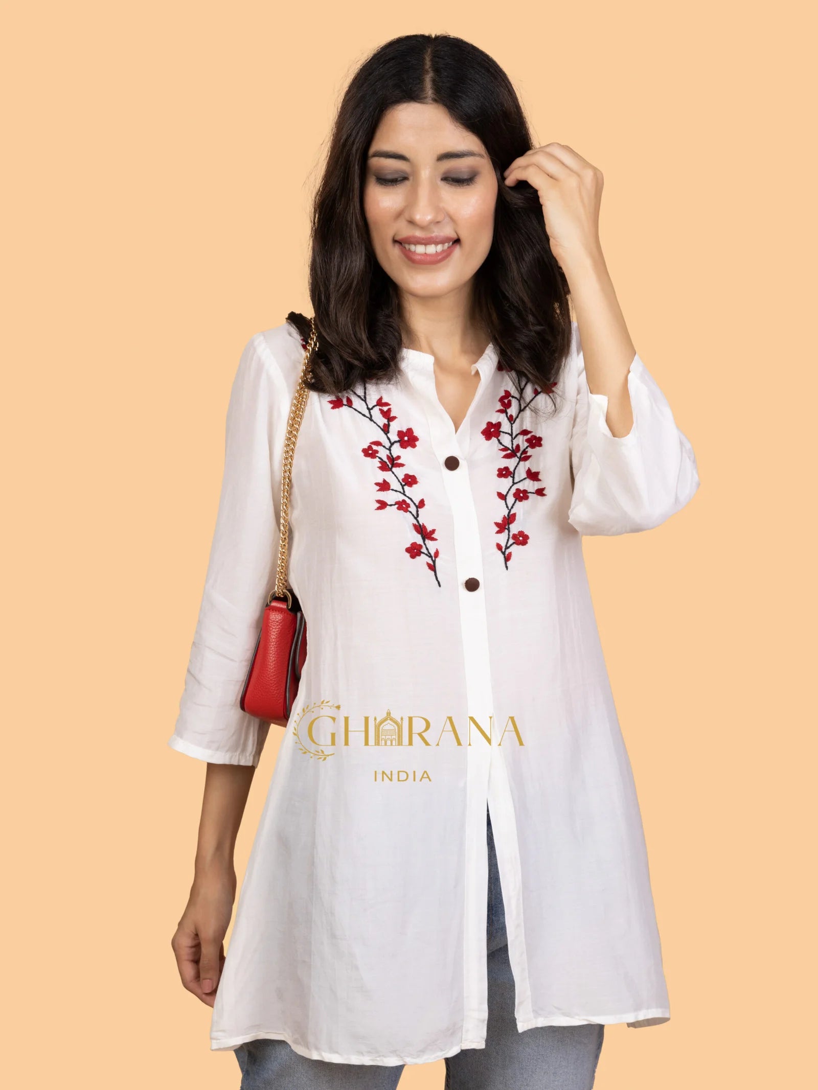 Sahiba Pure Muslin Chikankari Top