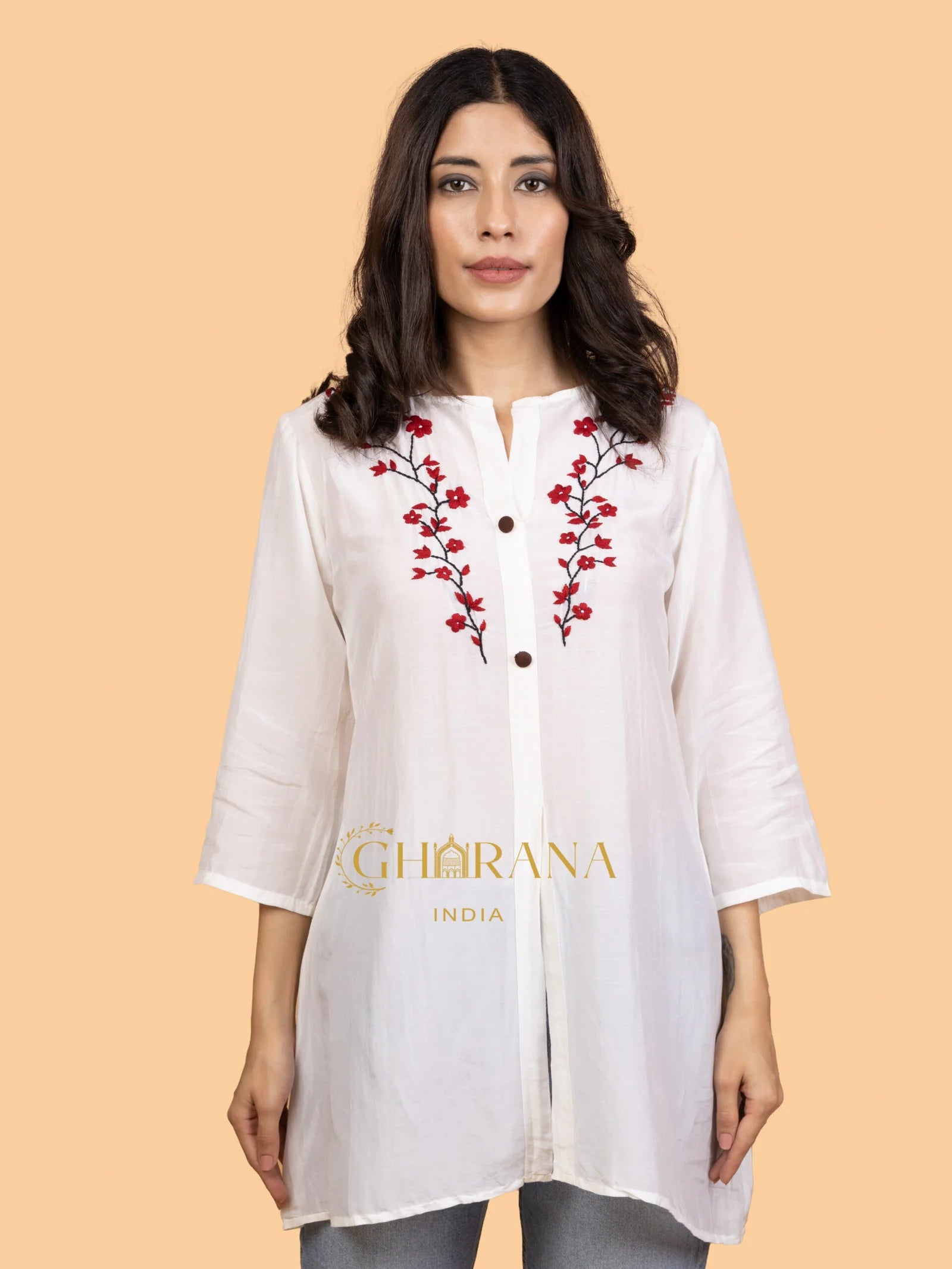 Sahiba Pure Muslin Chikankari Top
