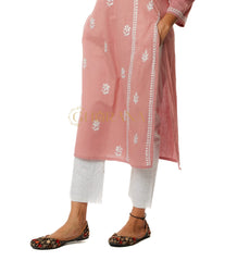 Chikankari Cotton Stretchable Pant