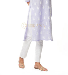 Chikankari Cotton Stretchable Pant