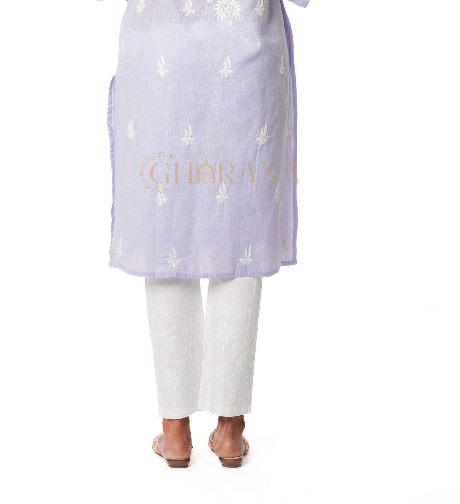 Chikankari Cotton Stretchable Pant