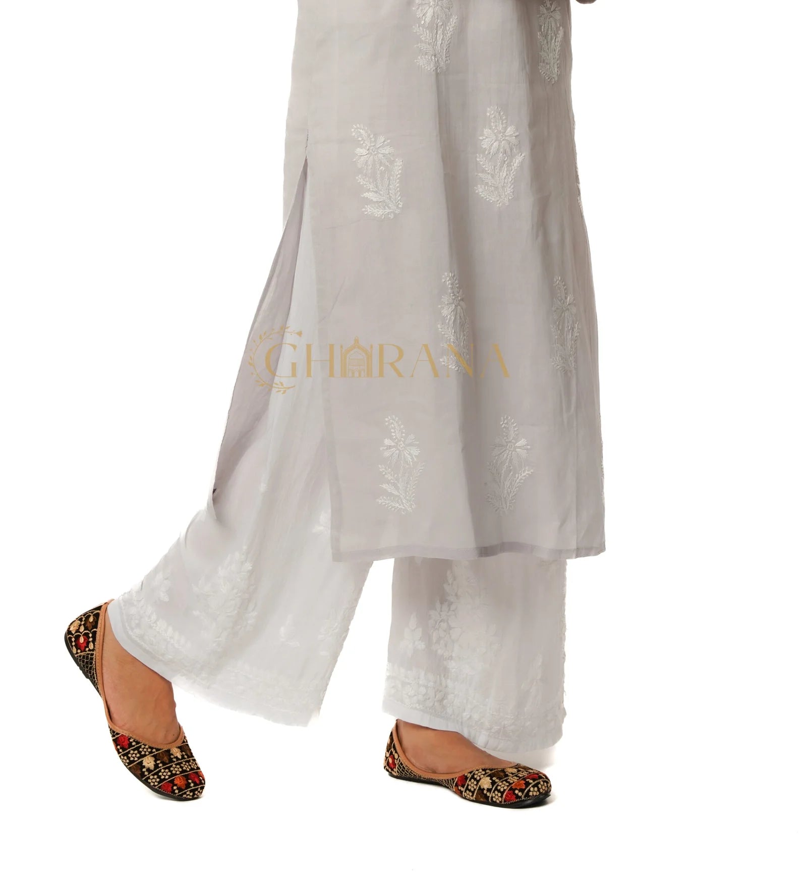 Chikankari Palazzo